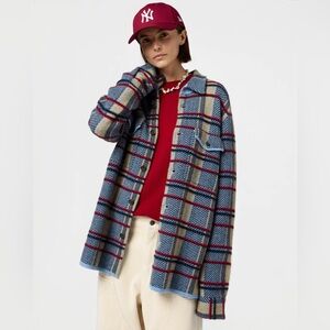 NWOT GUEST IN RESIDENCE Plaid Work Shirt